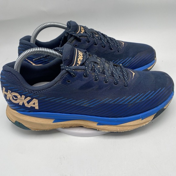 Hoka One One Shoes Women Size 9 Blue Torrent 2 Trail Road Running Sneakers 3978 - Picture 2 of 16